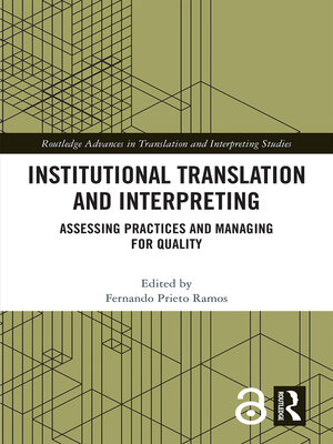 cover image of Institutional Translation and Interpreting